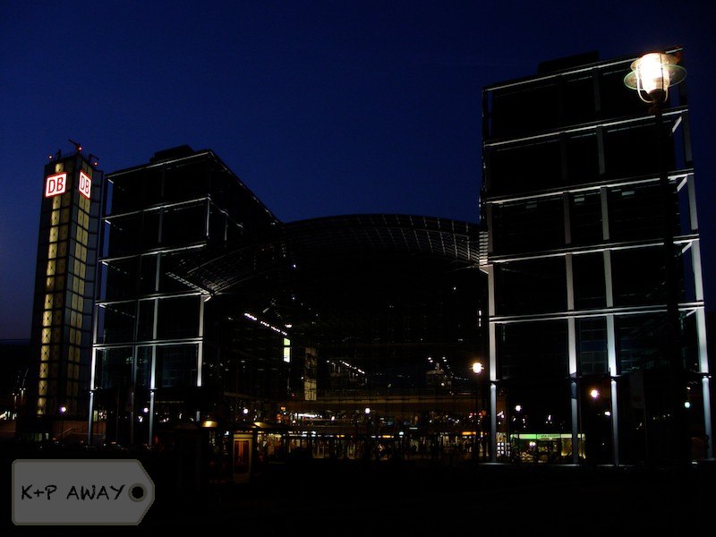 Central Train Station by night