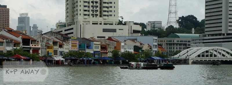 Singapore river Boat Quay by day