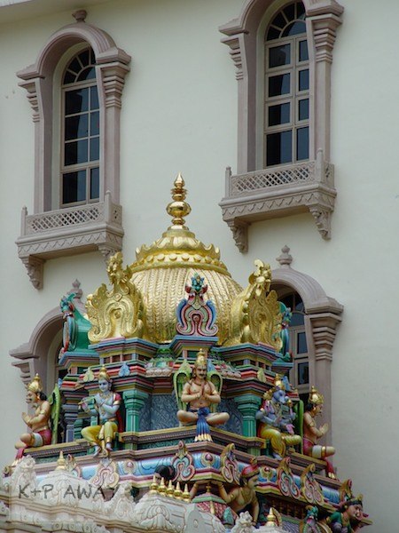 Hindu temple - windows