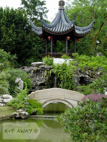 Pavillion in chinese gardens