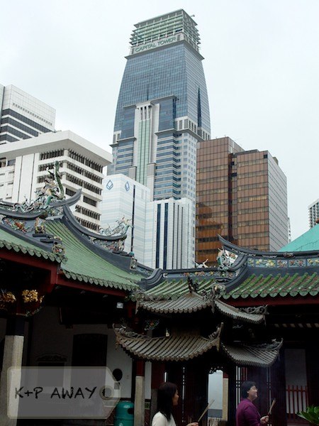 Temple in financial district