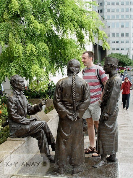 People of the River - bronze art